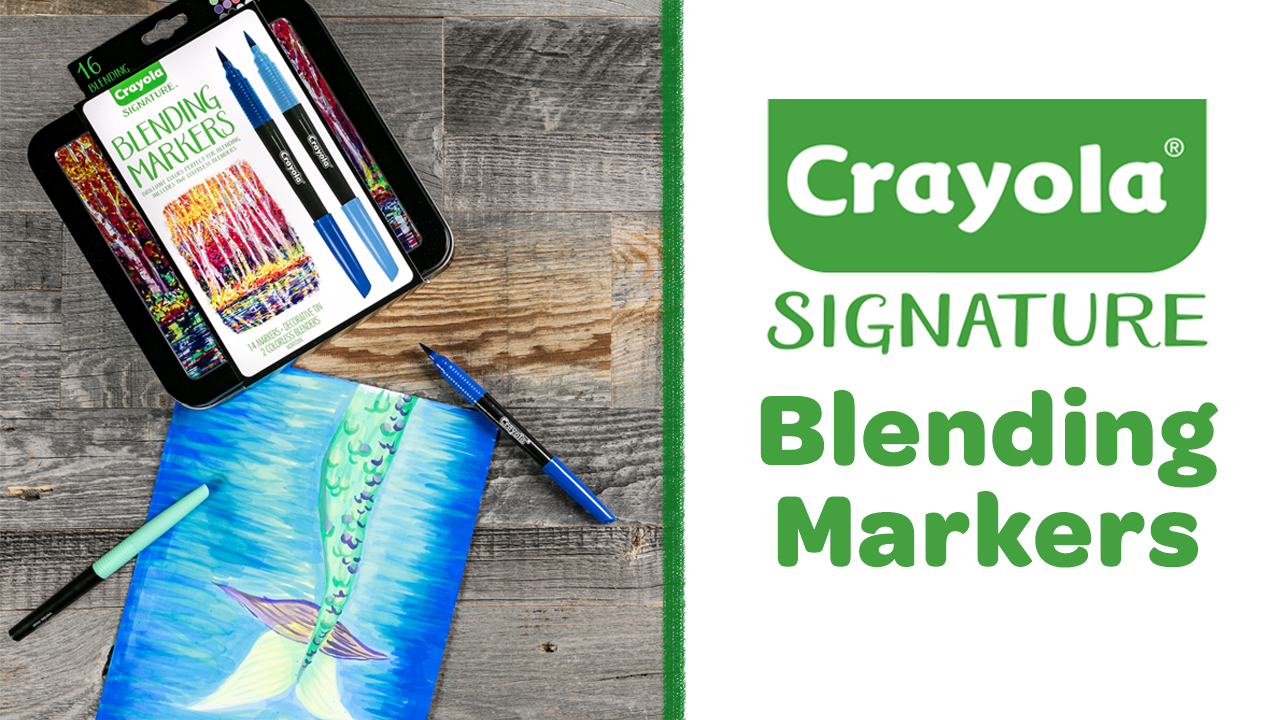 Signature series 16 count Blending Markers swatches